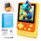 Console de Jeu Portable, Console de Jeu Portable rétro 319+ Jeux FC Classiques, Mini Console de Jeu Portable à écran de 2,5 Pouces, Cadeau de Noël ou d'anniversaire pour Enfants/Amoureux (Orange)