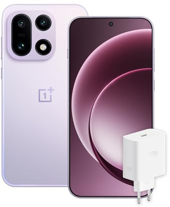 OnePlus 15 AI Smartphone 5G, 16GB RAM 512GB, Snapdragon 8 Elite Gen5, Batería 7300mAh con Cargador Rápido 120W SUPERVOOC, Triple Cámara 50MP, Vídeo 4K 120FPS Dolby Vision, IP68, Ultra Violet