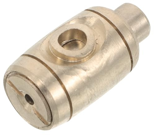 GLSTOY Brass Trumpet Water Key Press-type Valve Button Wind Instrument Accessory for Trumpet Maintenance Repair Parts, Small Size White Copper Suitable for Brass Instruments