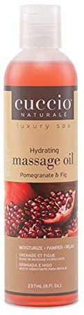 Cuccio Hydrating Massage Oil 237ml (8oz) - Pomegranate & Fig, White