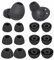 Galaxy Buds 2 Pro Ohrstöpsel für Samsung Galaxy Buds 2 Pro (Modell 2022), 6 Paar, S/M/L, Ersatz aus weichem Silikon-Gummi, flexible Gel-Ohrstöpsel, passend für Samsung Galaxy Buds 2 Pro Version 2022,