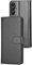 AMAZE!UK A24 case Compatible With Samsung Galaxy A24 Phone Case Leather Flip Protective Wallet Style Kickstand Magnetic Schockproof Cover Black