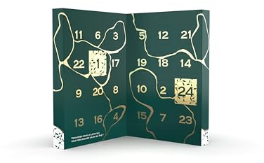 Tè della Pagoda - Calendario dell'Avvento Tè & Infusi Bio - 6 Tè Verdi, 1 Tè Bianco, 2 Tè Nero, 5 Tè Salute & Benessere, 4 Tisane, 5 Rooibos, 1 Honeybush - 24 Sacchetti di tè di Natale