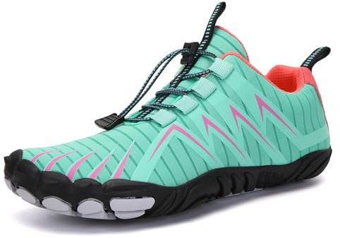 Barefoot Shoes Mens Womens Wide Toe Trail Running Trainers Lightweight Comfortable Workout Shoes for Hiking Fitness Walking Unisex