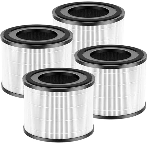 4 Pack AP-S0610L Replacement Filters for MOOKA AP-S0610L Air Purifier