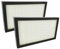 vhbw 2X HEPA Filter kompatibel mit Venta LP60 WiFi, LPH60 WiFi, LP60 Luftreiniger - Ersatz-Filter