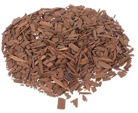 HOLIDYOYO 100g Eichenholz Chips Für Weinbereitung Französische Holzspäne Aromaverstärkung Und Geschmacksverbesserung Für Hausgemachten Wein Und BBQ-räucherung