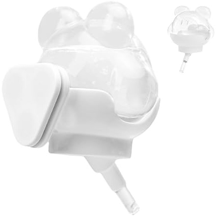 Patifirst Biberón para Hámster,Botella Magnética para Jaula - Suministros para Mascotas 220 ml Antigoteo Accesorios para Jaulas de Roedores para Hámster Ratón Chinchilla Conejo