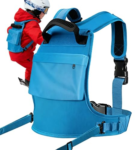 Uonguon Harnais d'entraînement au ski pour – Contrôle de la vitesse – Laisse d'entraînement pour sports d'hiver – Harnais de ski | pour garçons et filles
