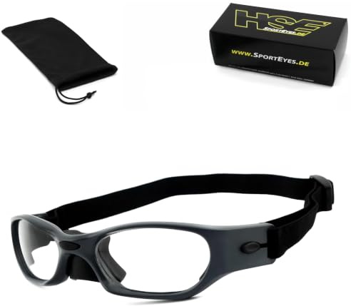HSE® SportEyes® | Sportskyddsglasögon, skolsportglasögon, bollsportglasögon, sportglasögon | UV400 skyddsfilter, HLT® plastsäkerhetsglas | 2400