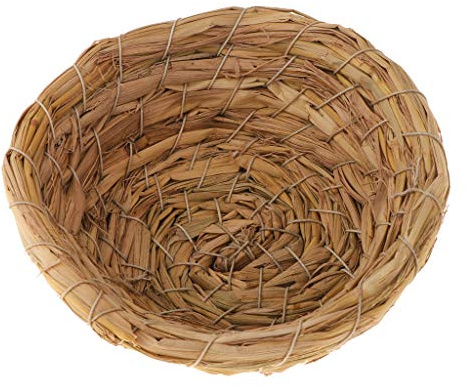 MagiDeal Nichoir/Maison Tissé à La Main de Cage de Nid D'oiseau de Paille pour La Colombe de Pigeon de Perroquet Etc. - Style_5