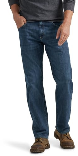 Wrangler Authentics Men's Classic 5-Pocket Relaxed Fit Flex Jean Slate Flex 38W x 28L