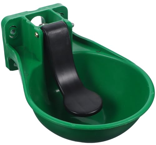balacoo Automatic Cow Water Bowl with Copper Valve Livestock Water Feeder for Cattle Horse Pig Sheep Stable Use 12.99X9.05X5.51 Inch