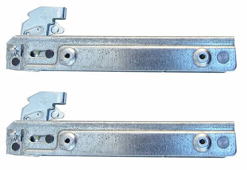 Nardi Glem Gas - Kit 2 cerniere lunghe 155 x 21 mm. per porta forno con doppio vetro 031199009933R - KCF3696