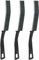 WUBAYI 3pcs Crevice Cleaning Brush Set, Gap Deep Cleaner Bathroom Toilet Brushes, Handle Hard Bristles Scrubbing Brush, for Home Kitchen Toilet Window Tile Groove Gap Thin Cleaning