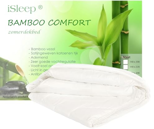 iSleep Piumino estivo Bamboo Comfort (140x200 cm)