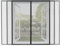ARCOL Fliegengitter Fenster– Zuschneidbares Moskitonetz mit Klettverschluss – Robustes Moskitonetz – Magnetisches Moskitonetz für Fenster – Insektenschutztür (155x160 cm)