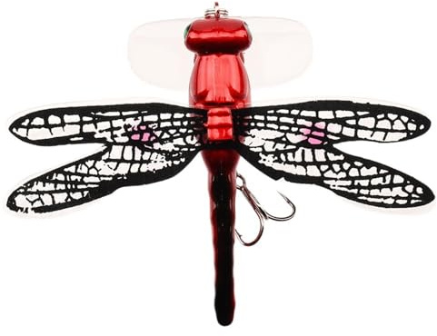 Generisch Esca per Libellule da Pesca, 7,5 cm, 6,2 g, J Hook, 1 Pezzo
