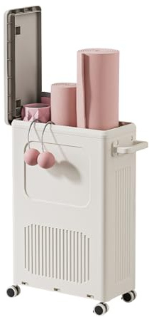 Ergocar Cesta Plegable, Con Tapa De Giro Y Polea, Caja De Almacenamiento Impermeable Y Polvo