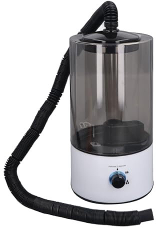 Reptile FOG MUCHE MITER, Manguera Flexible Humidificador de Reptiles Fogger 100-240V Automatic Entrada Fácil de Usar para Lizard Tortoise (Enchufe de la UE)