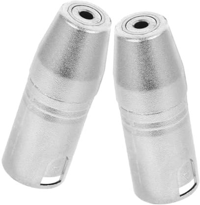 KOMBIUDA 2 Pièces Adaptateur XLR Connecteur Audio Broches Prise Accessoire Audio Polyvalent pour Microphone et Équipements Sonores