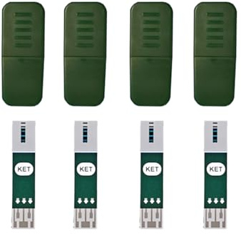 ALLTEST 25 Tiras de cetonas para el Monitor VeChek Go para Perros y Gatos - Monitor de glucosa y cetonas