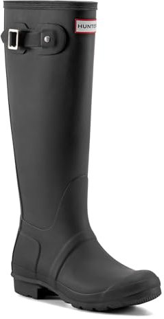 Hunter WOMENS ORG TALL, Damen Gummistiefel, Schwarz (Black), 40/41 EU