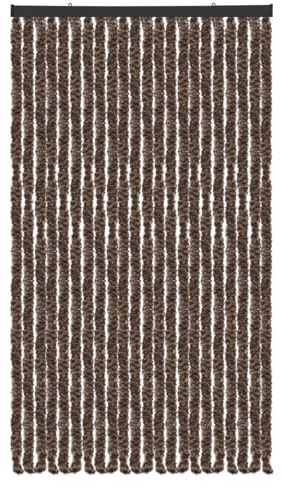 Arsvita, Tenda in ratina, Tessuto, Meliert Beige - Braun, 90 x 200 cm