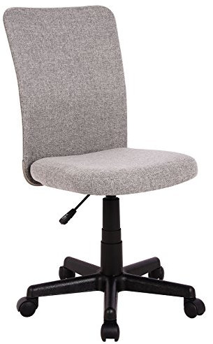 SixBros. Bürostuhl Drehstuhl Schreibtischstuhl Grau H-2578/2493