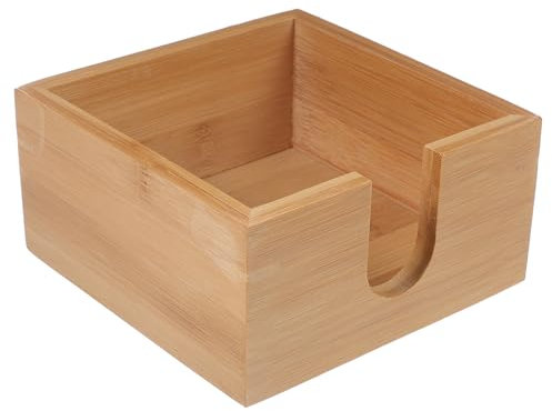 HEMOTON Porte-Serviettes Pour Table Distributeur De Serviettes Pour Cuisine Table À Manger Ferme Cocktail Pique- Bar Supports En Bois Rustiques Pour Papier