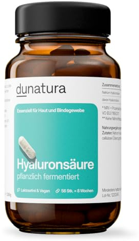 Dunatura Hyaluronsäure Kapseln - 56 Kapseln - 400 mg Hyaluronsäure