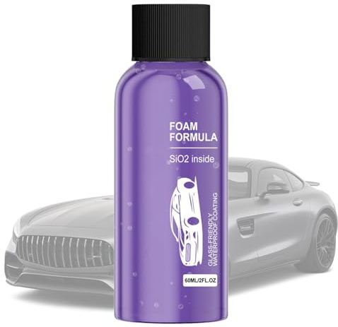 Rivestimento Idrorepellente Auto - Agente antipioggia 60ml a lunga durata e azione rapida | Trattamento Vetri Auto,per, Camion, SUV e Specchietti Retrovisori - Sicurezza alla Guida