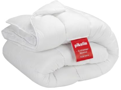 PIKOLIN Home - Edredón Nórdico 220x220 cm, Relleno Cama 135/140, Fibra 500 gr Invierno, Tratamiento Aloe Vera, Dermoprotector y Transpirable, Piel Sensible