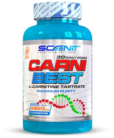 CARNI BEST - L-Carnitin (2660 mg) - 120 vegane Kapseln L-Carnitin Kapseln – l carnitin kapseln -Carnitin unterstützt den effizienten Fettstoffwechsel und verbessert die sportliche Leistung