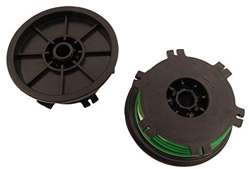 SECURA Bobine de fil dentée (2x) compatible avec B&Q FPGTP25 Débroussailleuse