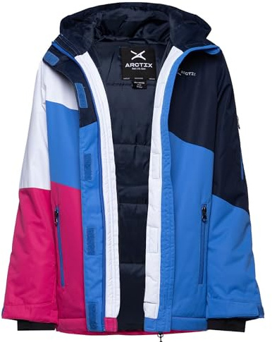 Arctix Kids Insulated Quilted Lining Cold Weather Performance Jacket, Fuchsia, X-Large