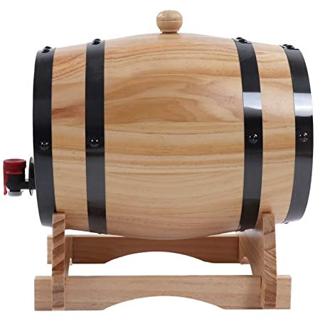 Botti di Rovere per Invecchiamento Botti di Rovere per Vino a Buona Tenuta per Bar (5 litri)