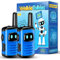 EUTOYZ Walkie Talkie for Kids 3-8, Gift for Boys 5-8, Outdoor Toy for Ages 4-7, Sensory Toy for Autism, Camping Accessory - Blue