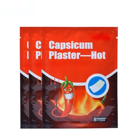 Queemie® Capsicum Plaster Paste Patches, 24Pcs / 3Bags