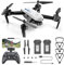 Wipkviey T6 drone avec camera HD 1080P - Avec vidéo en direct WiFi, maintien de l'altitude, Flip 3D, capteur de gravité, Contrôle gestuel, Commande vocale, drones Fpv pour enfants adultes débutants