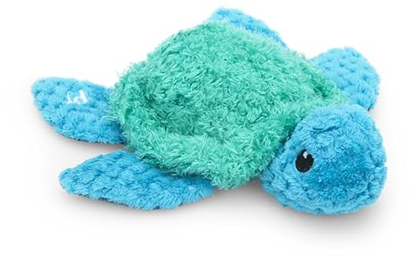 Petface (Little Petface) Talulah Turtle Plush Puppy Dog Toy with Built-In-Squeaker (Pack of 1)