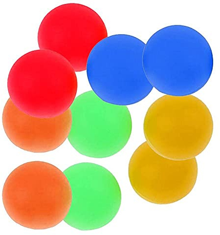 Fituenly Lot de 10 Balles De Plage De Rechange Légères en PVC pour Activités De Plein Air, Accessoires pour Pelouse Jardin