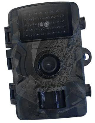 GANAZONO Telecamera Da Caccia 1080p Schermo 2, 12mp, Sensore Movimento Pir, Visione Notturna 26 Led Ir Per Monitoraggio Fauna Selvatica e Attività Outdoor