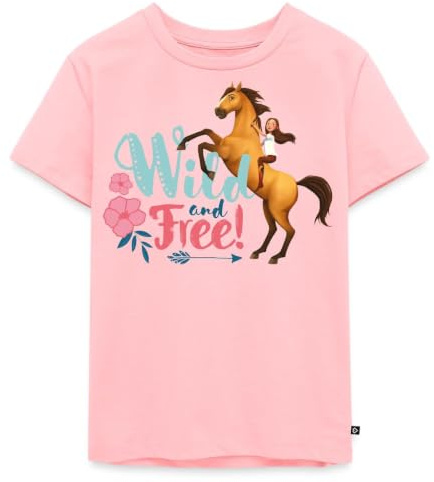 Spreadshirt Spirit Et Lucky Wild and Free T Shirt Enfant Premium