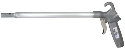 Guardair Long John Safety Air Gun - 24 inch Aluminum Extension, Pistol Style Grip, OSHA Compliant Venturi Nozzle, 1/4 Inch FNPT Inlet (75LJ024AA)