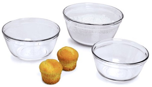 Anchor Hocking 81572L5 3 Piece Mixing Bowl Set
