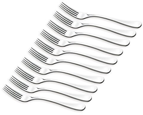 10er SET Dessertgabel COSMOPOLITAN aus Edelstahl/Gabel/Maxwell & Williams/Kuchengabel
