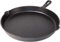 Grillfürst Gusseisenpfanne Grill mit Stielgriff Ø 40 cm - Massive Gusspfanne mit hohem Rand, extrem hitzebeständige Gusseisen Pfanne für Gasgrill, Herd und Feuer