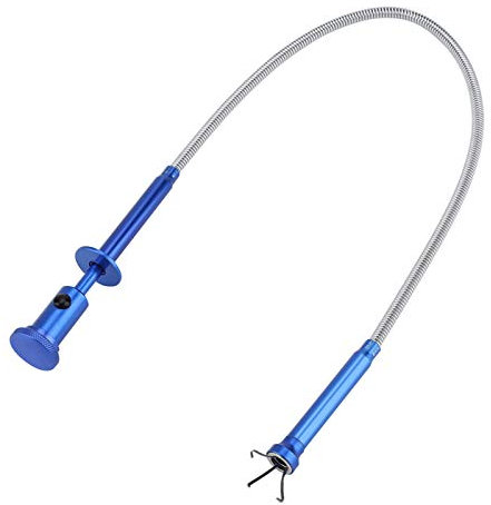 Outil de préhension long Outil de ramassage de griffes flexible Arbre en alliage de 4 griffes LED Aimant universel Multi Fonction Collecter les outils de préhension Outil de ramassage de griffes magné