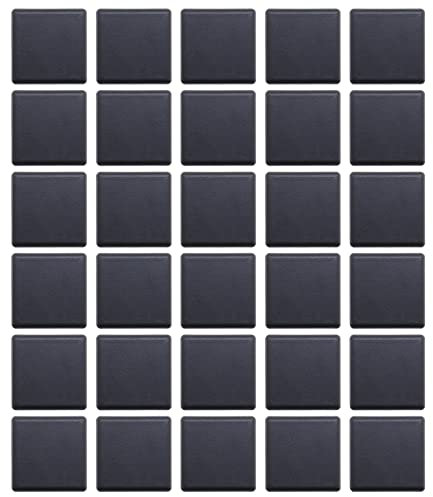 VGOL 30PCS Aluminum Profiles End Cap Cover Plastic Fasteners for 4040 European Standard Industrial Aluminum Profiles Black 40x40mm